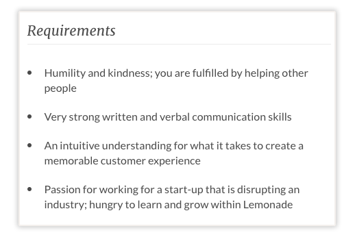 Skills And Qualifications Candidates Need To Possess For Customer Service By Lemonade